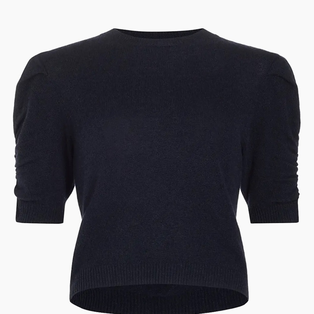 Frame Navy Cashmere Sweater